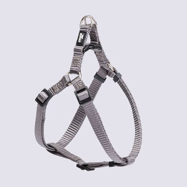 Шлейка нейлоновая для собак Step-in, 10 мм, 33-46,5 см, коричневая