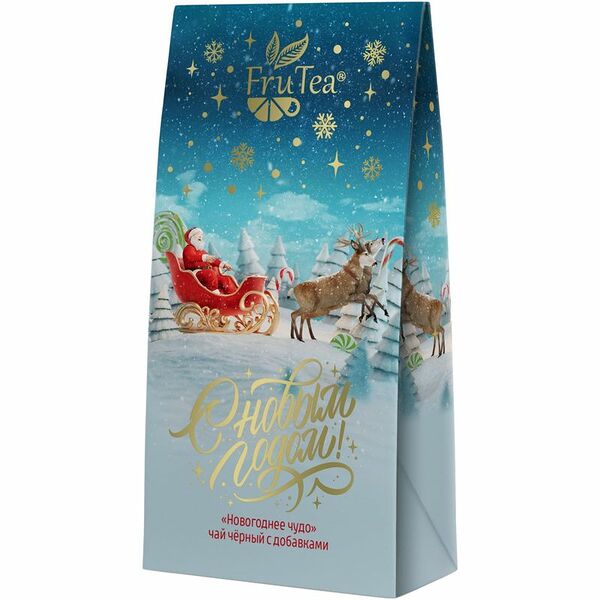Чай Frutea «Новогоднее чудо» чёрный, 50 г