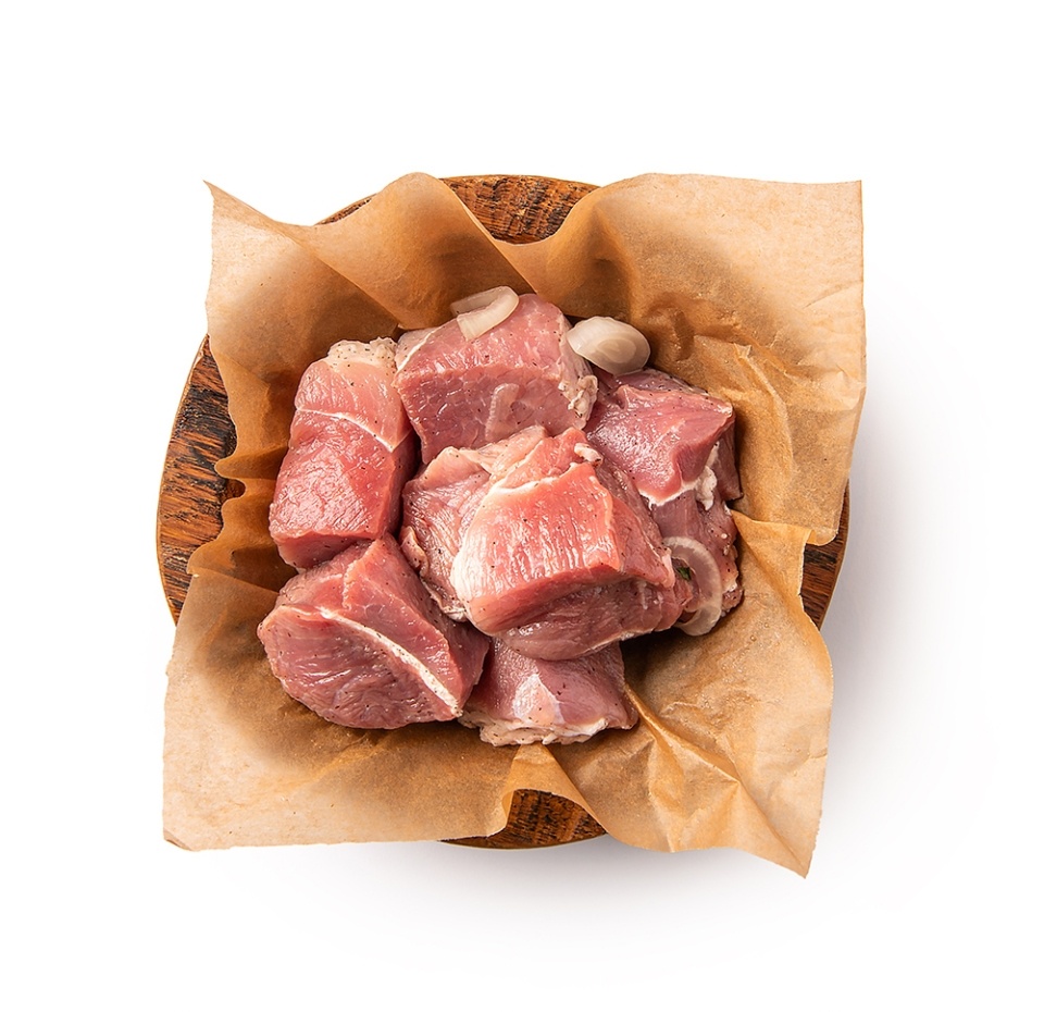 

Шашлык из свиной шейки в виноградном уксусе, охлажденный