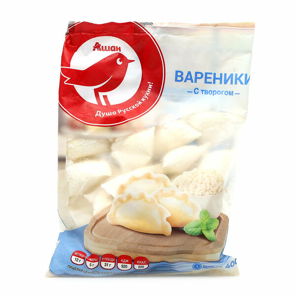 Вареники Ашан Красная птица с творогом