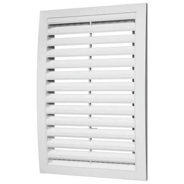 Решетка вентиляционная вытяжная, 250х250 мм, пластик