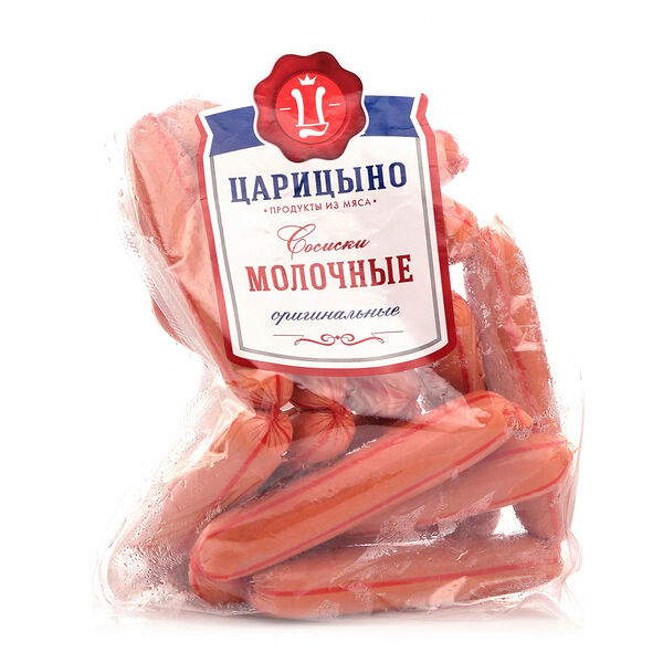 Сосиски молочные оригинальные ТМ Царицыно