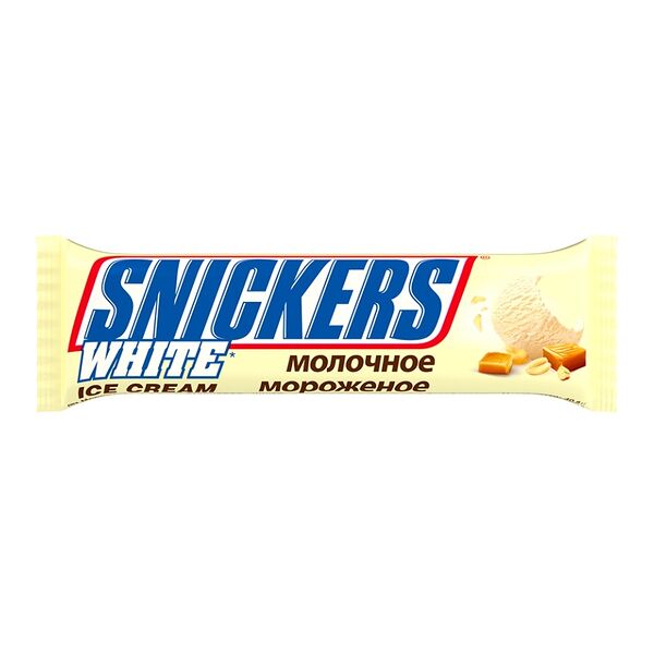 Батончик Snickers белый 40.8 г