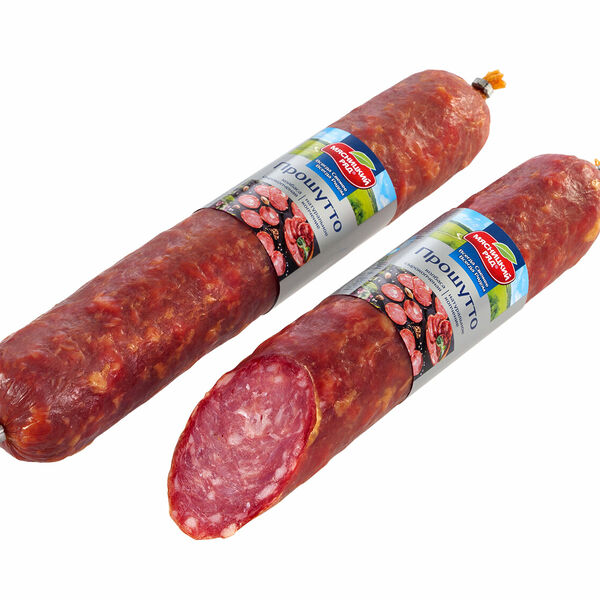 Колбаса сырокопченая прошутто ТМ Мясницкий ряд вес