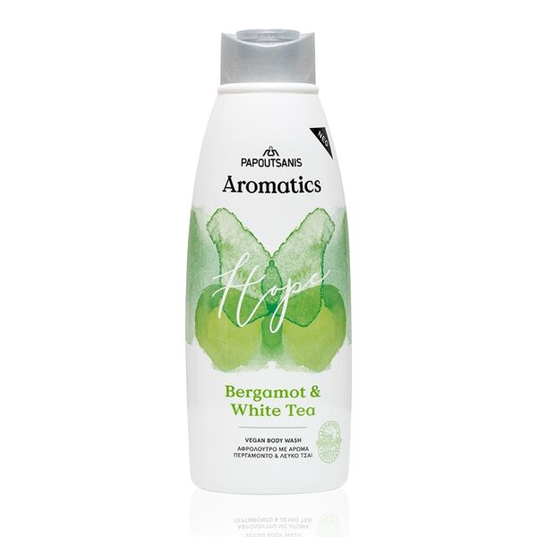 Гель для душа Aromatics Hope бергамот и белый чай 600мл, Греция