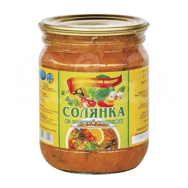 Солянка овощная Памир 500гр из Свежей капусты ст/б