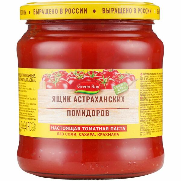 Паста томатная Ящик астраханских помидоров 490 г