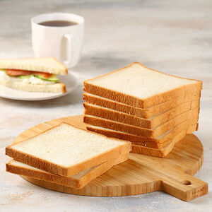 Хлеб для тостов на молоке МясновЪ Пекарня нарезка, половинка