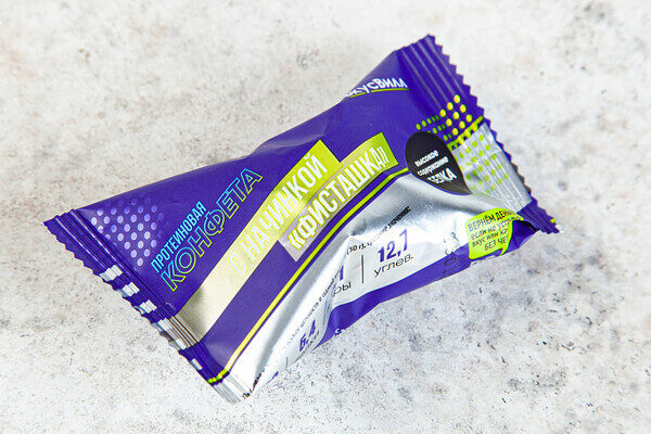 Конфета протеиновая с начинкой 