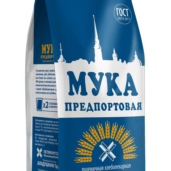 Мука Предпортовая пшеничная высший сорт