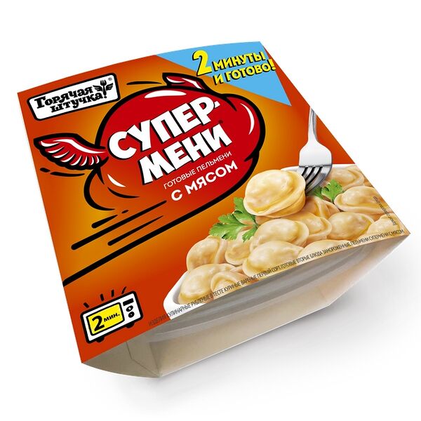 Пельмени Горячая штучка Супермени с мясом 200 г