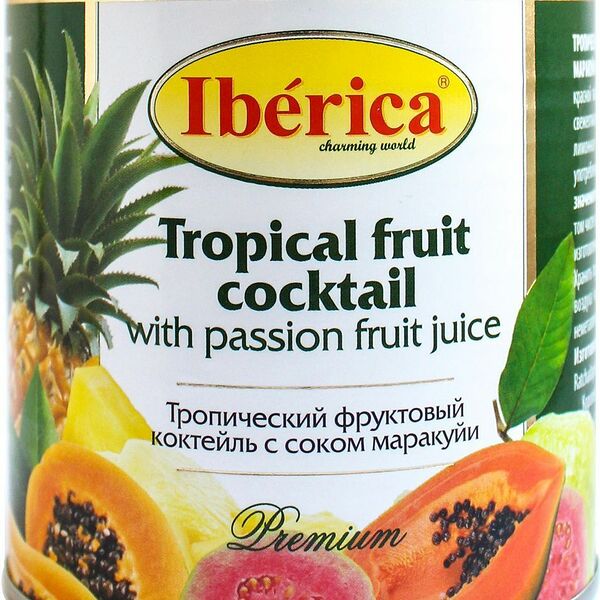 Фруктовый коктейль Iberica Premium Тропический с соком маракуйи