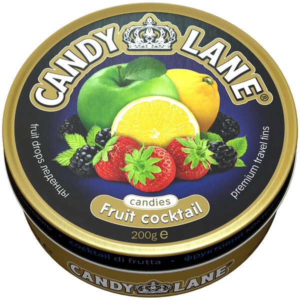 Леденцы Candy Lane Фруктовый коктейль, 200г