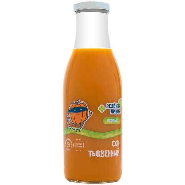 Сок Тыквенный с мякотью Зелёная Линия