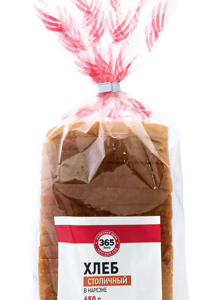 Хлеб формовой 365 ДНЕЙ Столичный, в нарезке