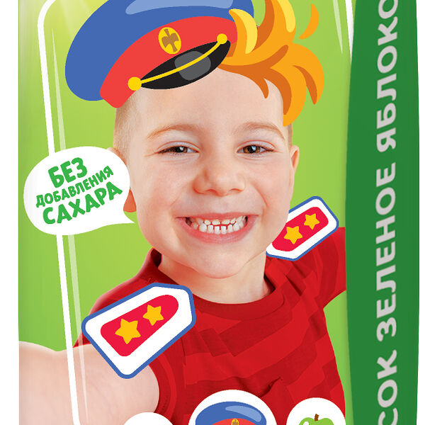 Сок Сады Придонья зеленое яблоко, 200 мл