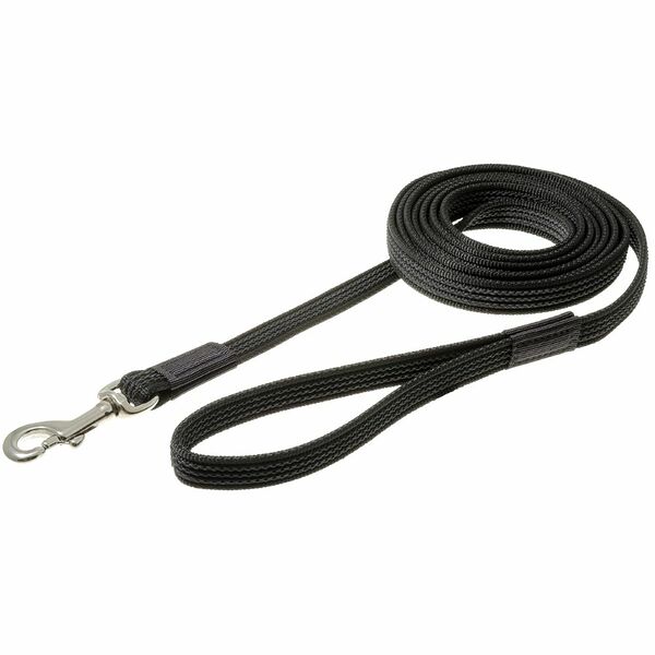 Поводок для собак V.I.PET с карабином профессиональный с латексом 20мм 3м