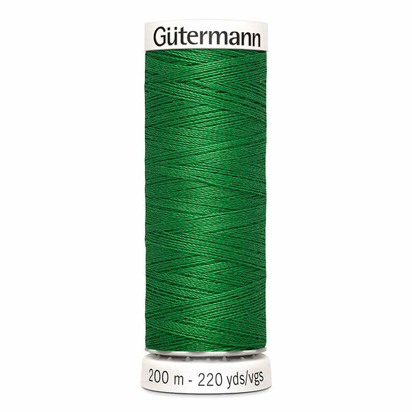 748277 Нить Sew-all для всех материалов, 200м, 100% п/э Gutermann(396 ярко-зеленый)