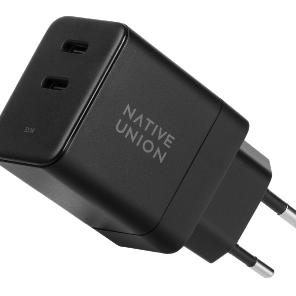 Сетевое зарядное устройство Native Union Fast GaN Charger USB-C, PD, 35Вт, черный