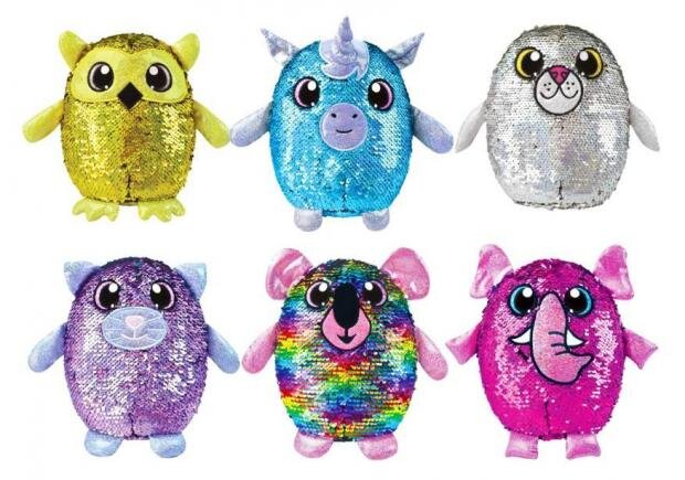 

Игрушка мягкая Животное в пайетках Beverly Hills Teddy Bear в ассортименте, 1 шт