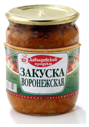 

Овощные консервы Давыдовский Продукт закуска воронежская