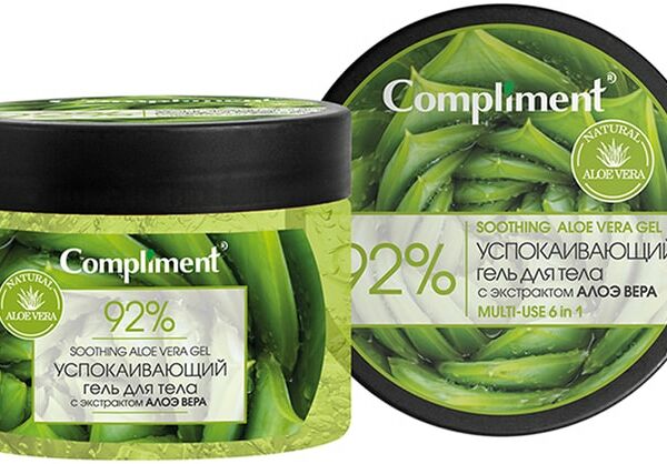 Гель для тела Compliment Успокаивающий с экстрактом Алоэ Вера 400мл