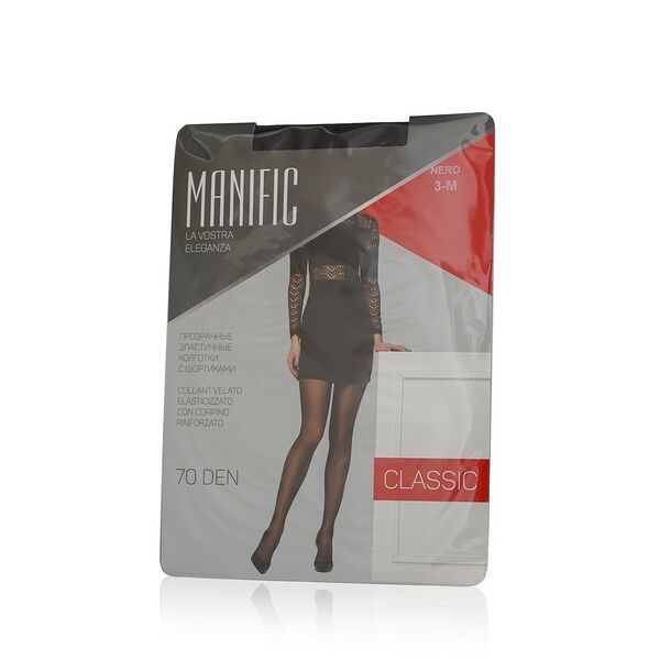 Женские колготки Manific Classic 70den Nero 3 размер