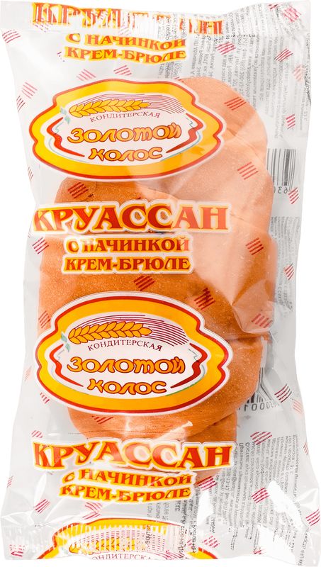 

Круассан Золотой Колос с начинкой крем-брюле 50г