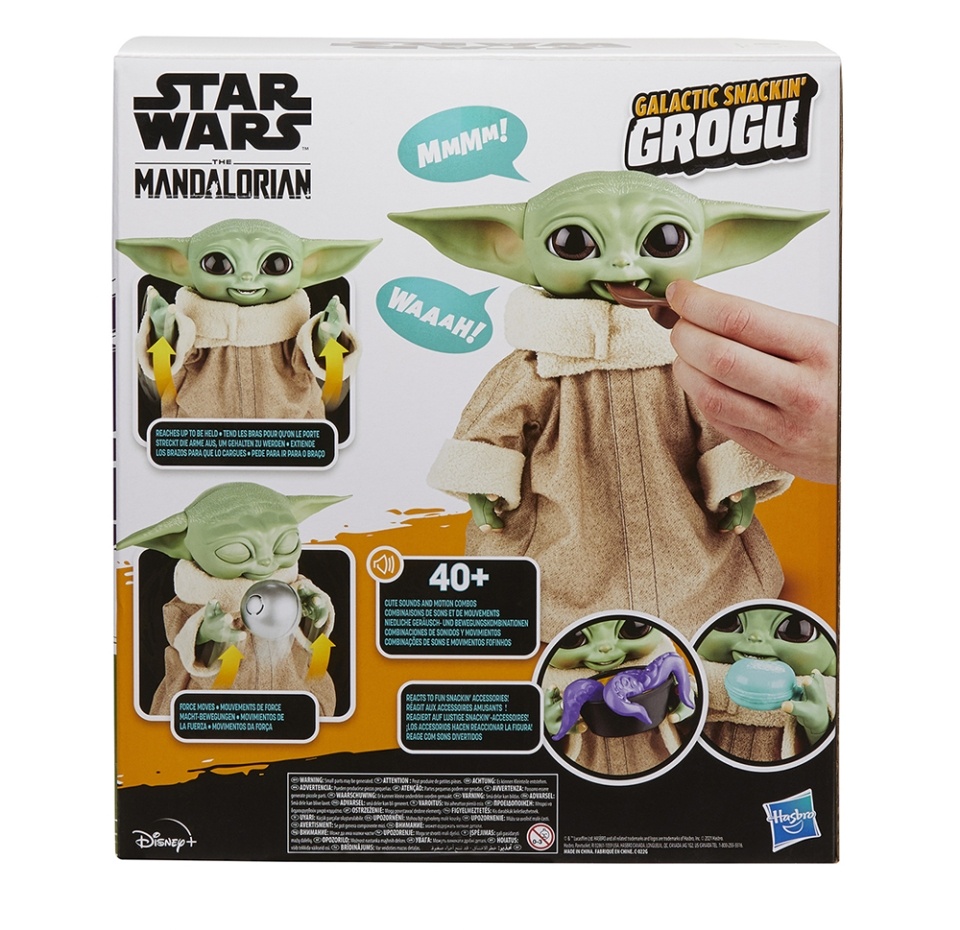 

Фигурка Galactic Snackin’ Mandalorian Grogu Малыш Йода Грогу F2849