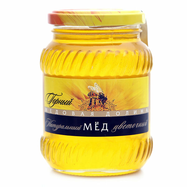 Мед цветочный натуральный горный ТМ Медовая долина