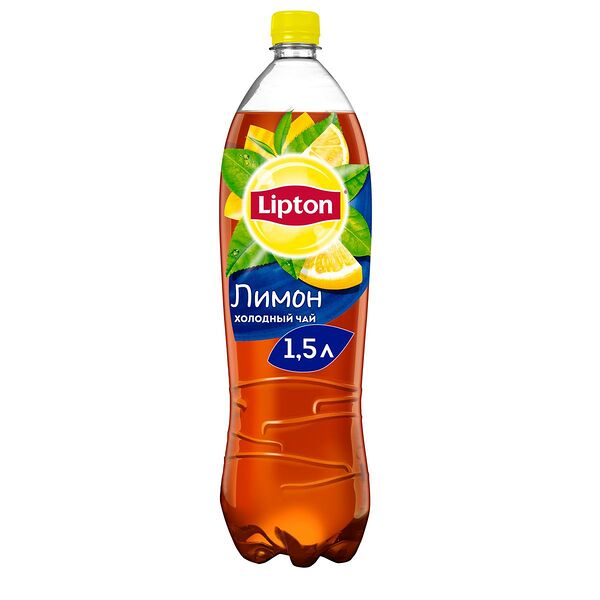 Холодный чай Lipton со вкусом лимон 1.5 л,  Россия