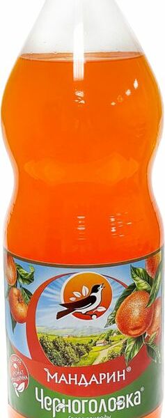 Напиток Черноголовка Мандарин сильногазированный 2л
