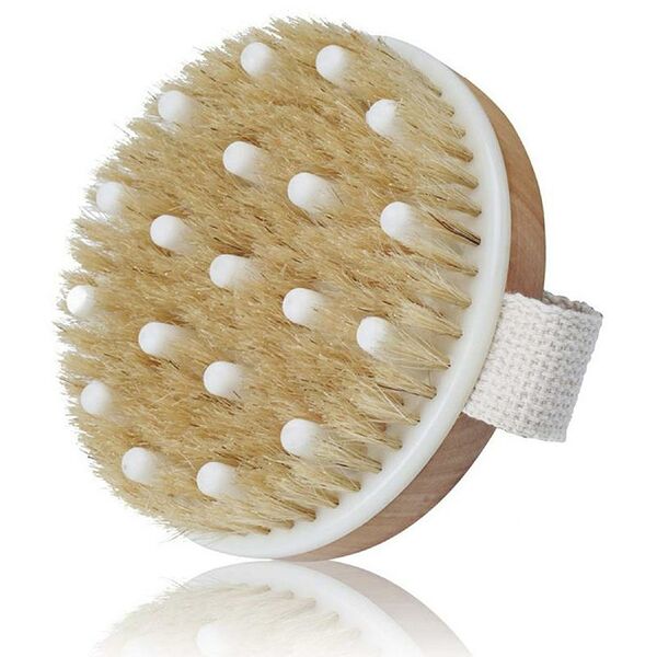 Щетка для сухого массажа Laf круглая