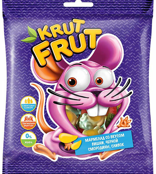 Мармелад жевательный крутфрут 100 г мышки