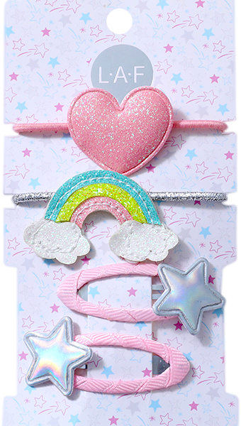 Набор аксессуаров для волос Laf, 4 шт