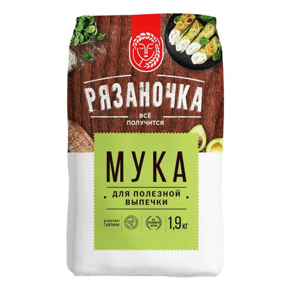 Мука Рязаночка Для полезной выпечки