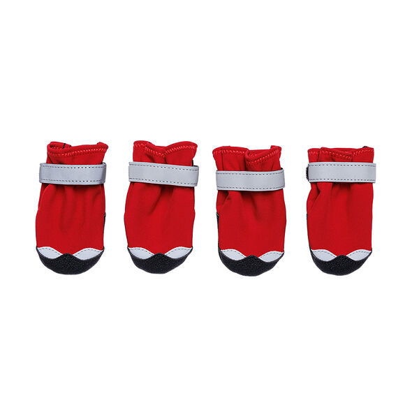 Ботинки на липучках для собак, 2XL, красные