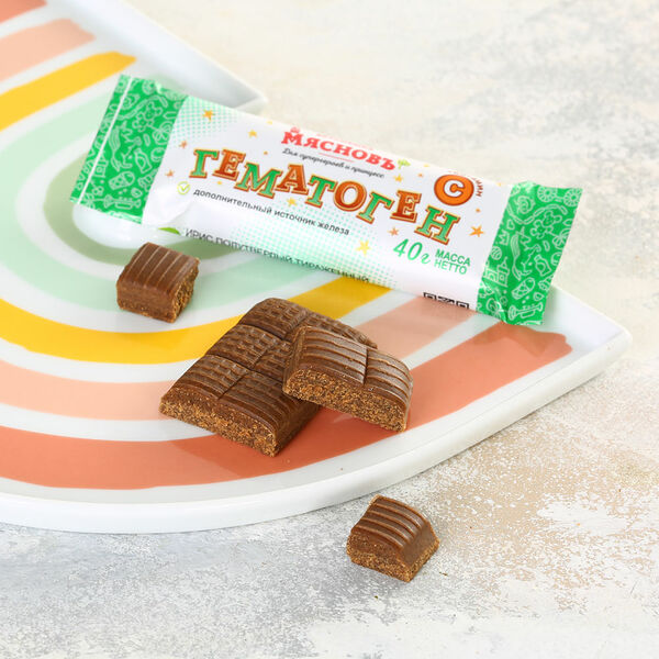 Гематоген Настоящий с витамином С МясновЪ ВКУСНЯШКА