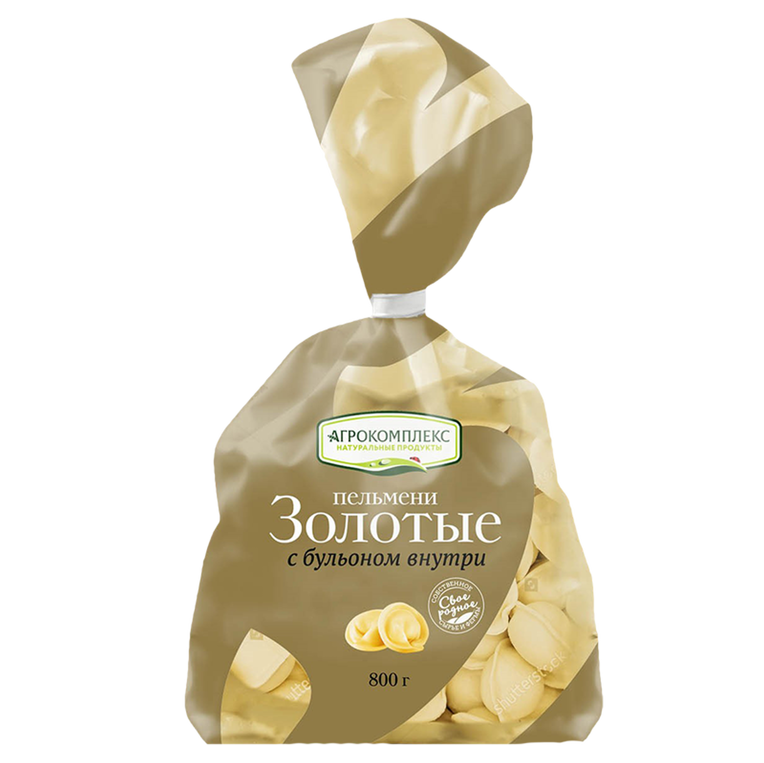 

Пельмени Агрокомплекс Золотые с бульоном 800 г