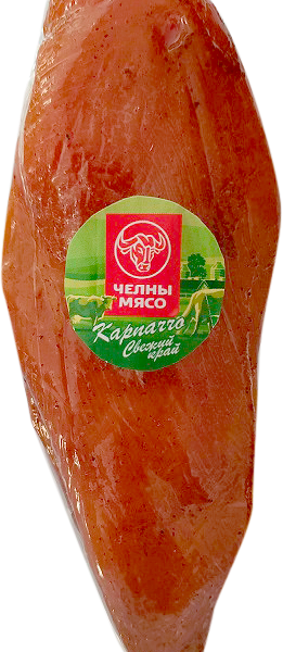 Карпаччо куриное Челны-мясо сыровяленое, вес