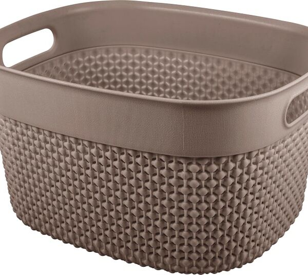 Корзина для хранения Plast Team Oslo 3л шоколадный мокко