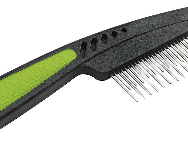 Ferplast GRO 5794 гребень с вращающимися зубцами разной длины для кошек