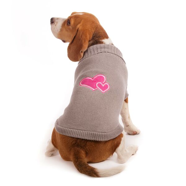 Свитер для собак 50см 3XL серый (унисекс)