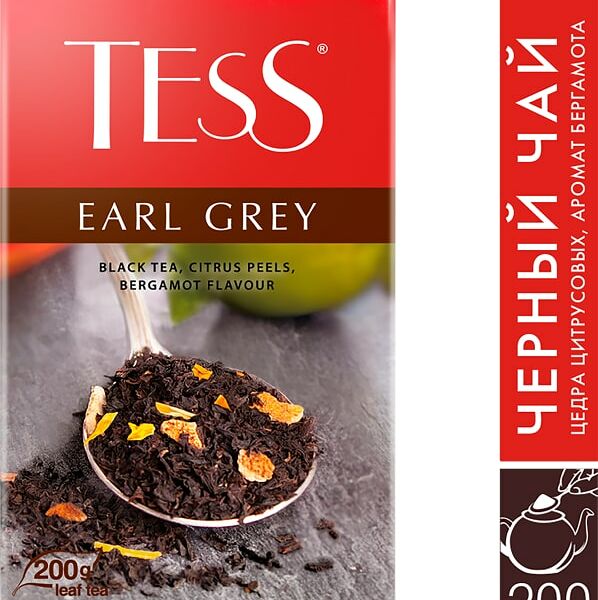 Чай Tess Earl Grey черный 200г