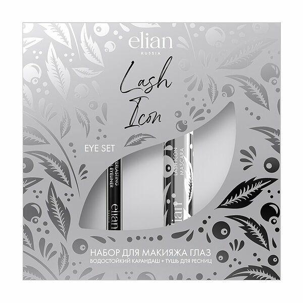 ELIAN RUSSIA Набор для макияжа глаз Lash Icon Eye Set (Тушь для ресниц 10 мл + Карандаш для глаз 0,28 г)
