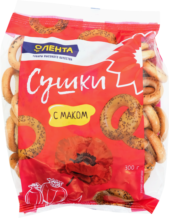 

Сушки Лента маковые