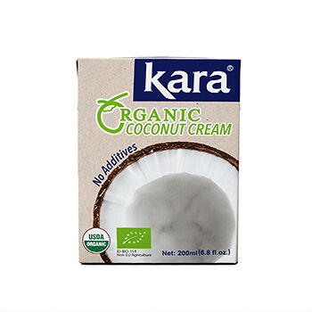 Продукт растительный Kara Organic кокосовый крем 24%