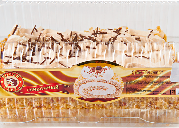 Торт-рулет КОНФИ-ТЕРРА Сливочный