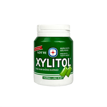 

Жевательная резинка LOTTE Xylitol Lime Mint мята-лайм