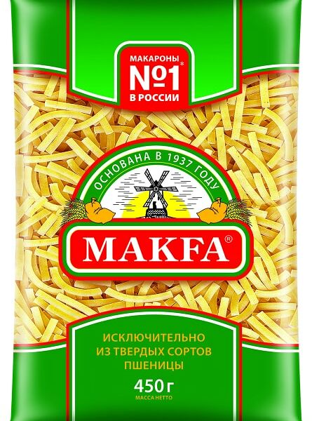 Макароны Makfa Лапша 450г